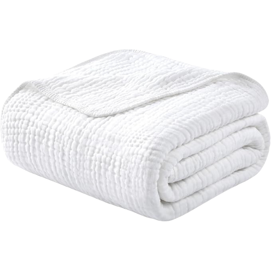 The Monogrammed Blanket - 100% Muslin Cotton (B1G1)