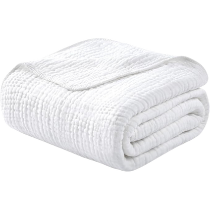 The Monogrammed Blanket - 100% Muslin Cotton (B1G1)