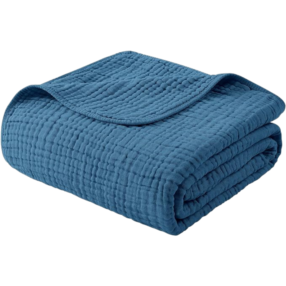 The Monogrammed Blanket - 100% Muslin Cotton (B1G1)