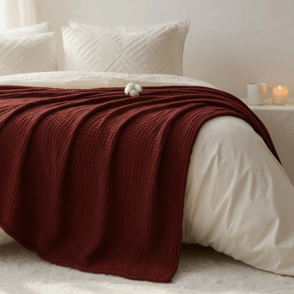 The Monogrammed Blanket - 100% Muslin Cotton (B1G1)