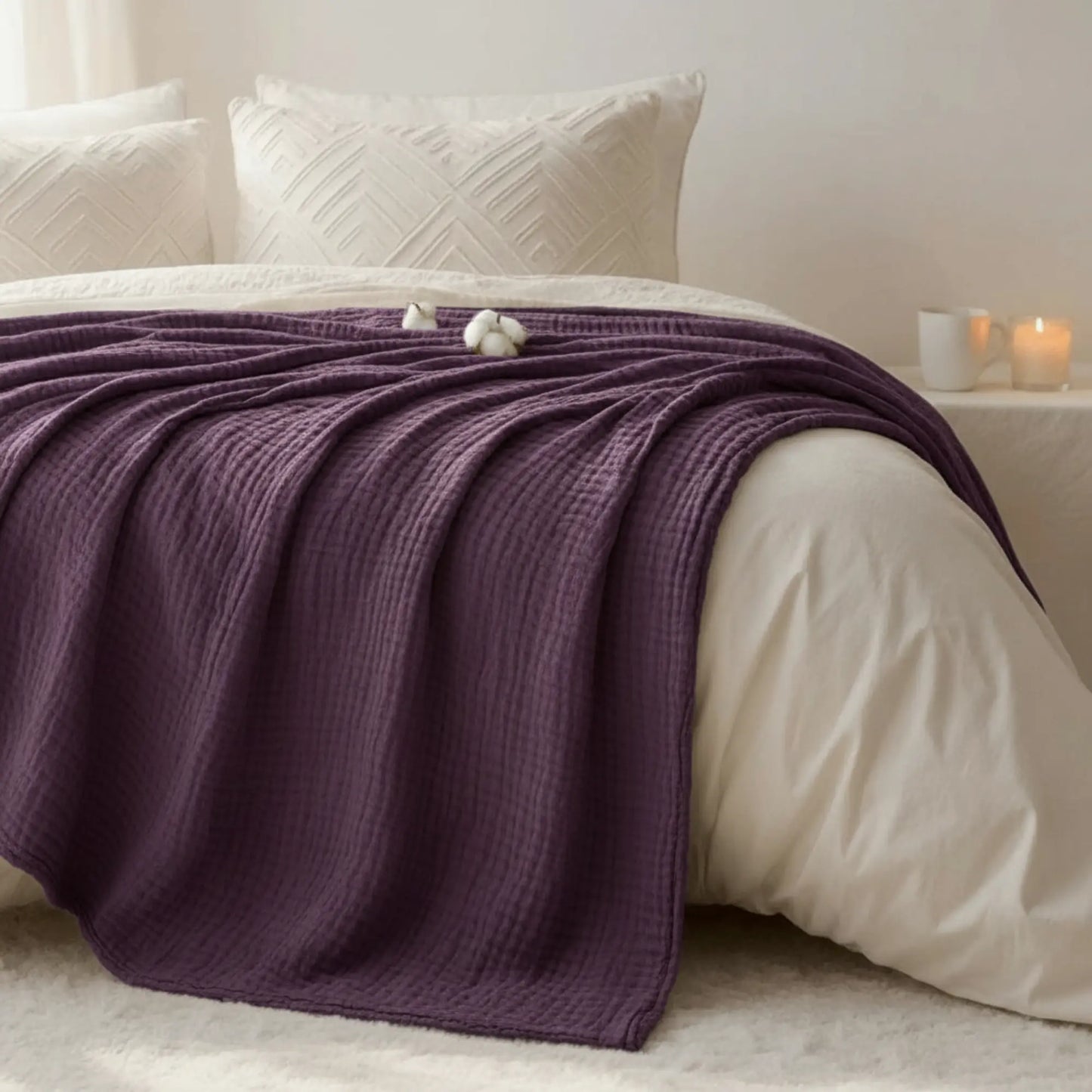 The Monogrammed Blanket - 100% Muslin Cotton (B1G1)