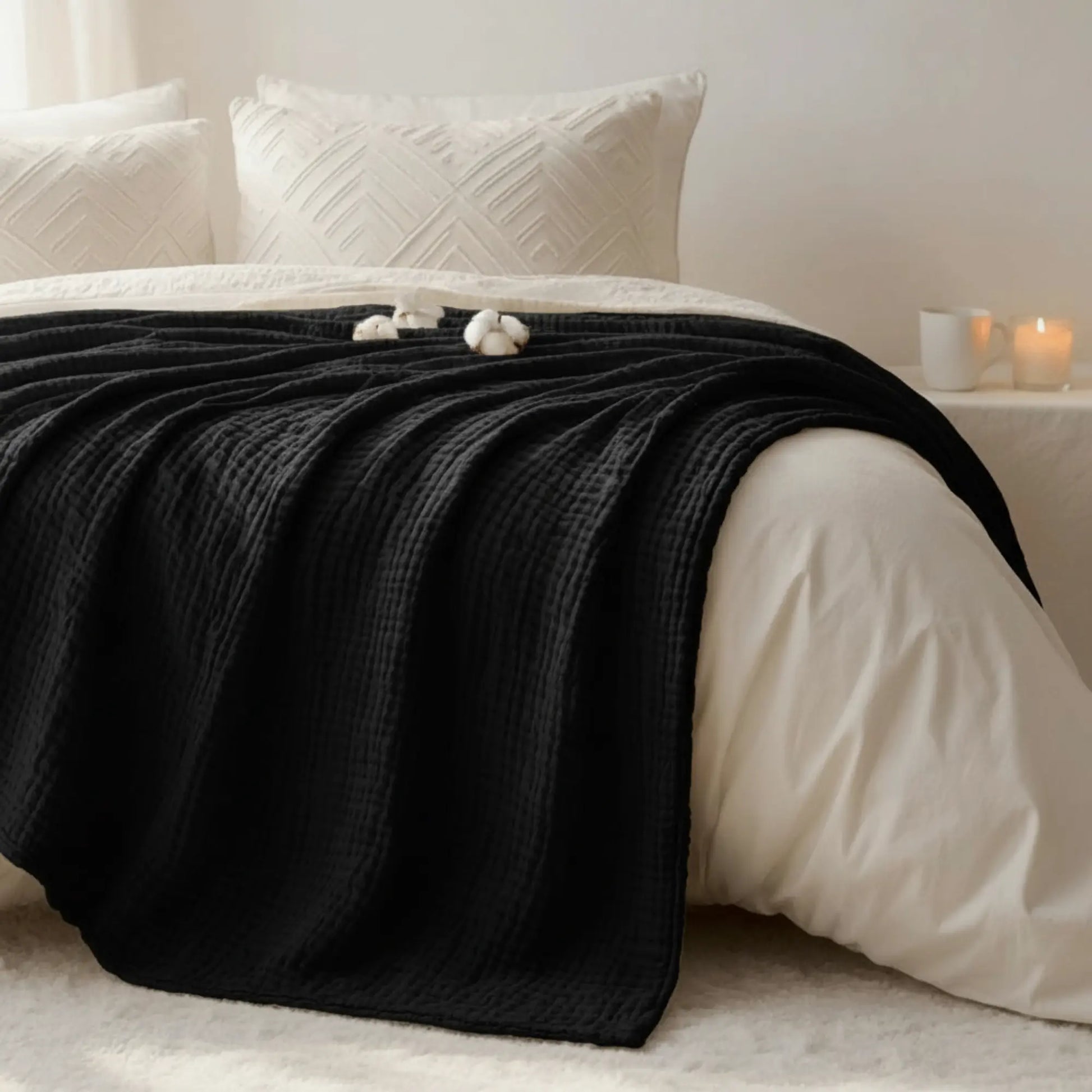 The Monogrammed Blanket - 100% Muslin Cotton (B1G1)