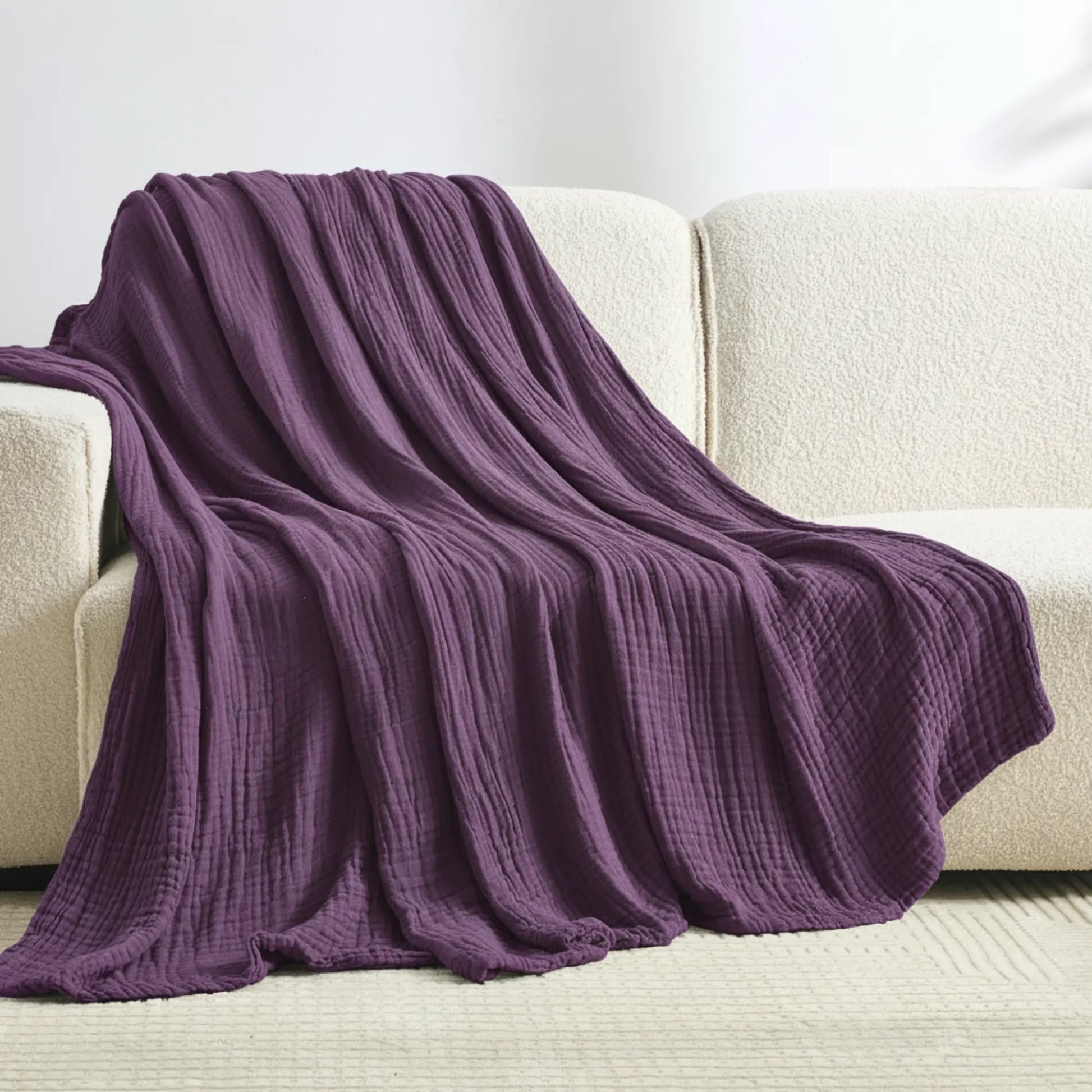 The Monogrammed Blanket - 100% Muslin Cotton (B1G1)
