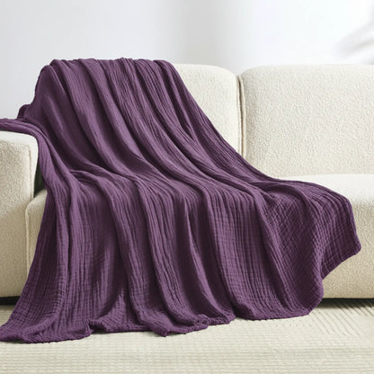 The Monogrammed Blanket - 100% Muslin Cotton (B1G1)