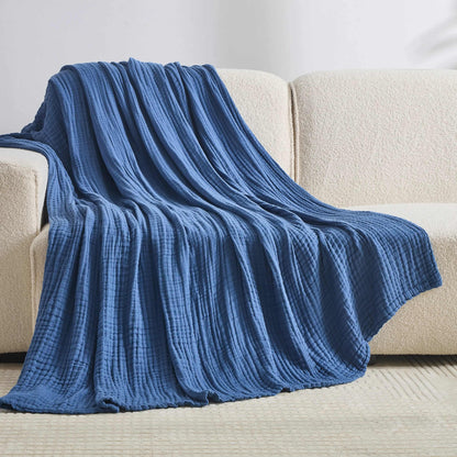The Monogrammed Blanket - 100% Muslin Cotton (B1G1)