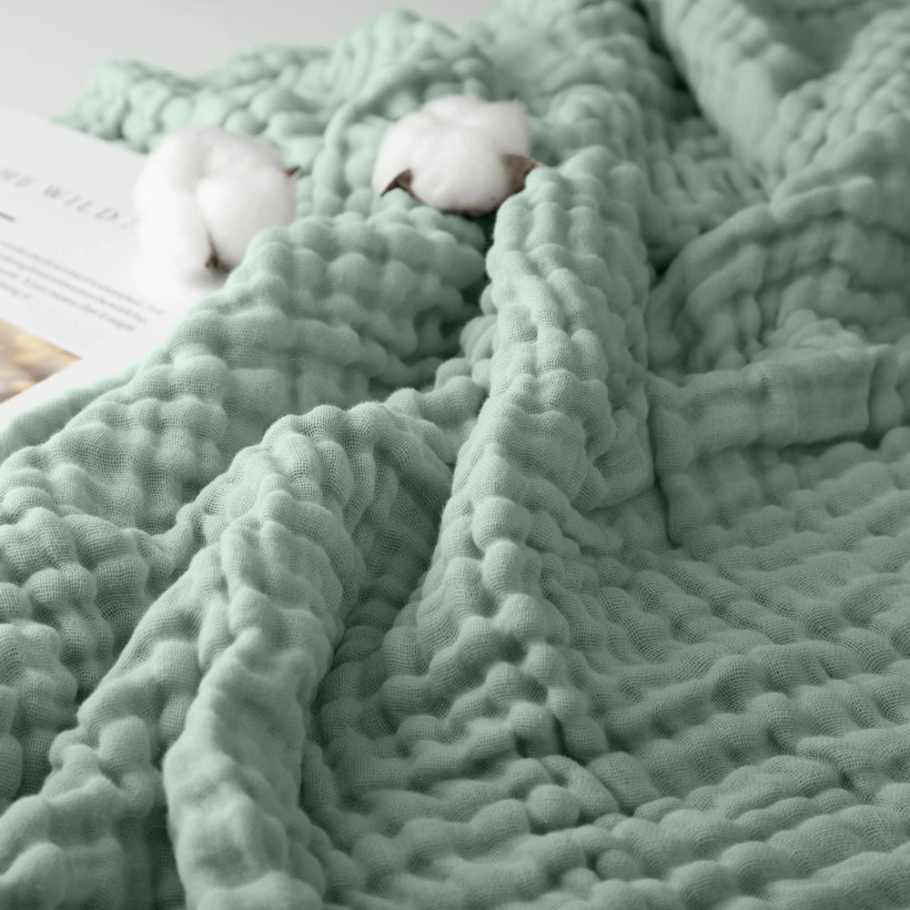 The Monogrammed Blanket - 100% Muslin Cotton (B1G1)