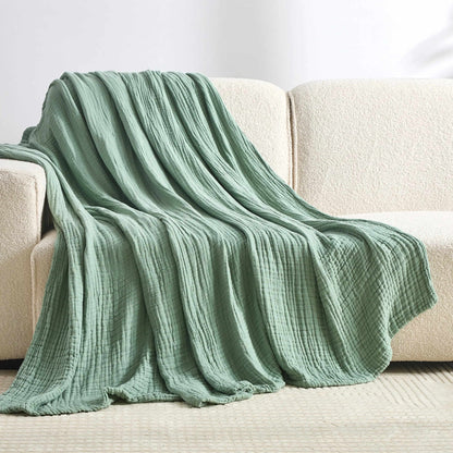 The Monogrammed Blanket - 100% Muslin Cotton (B1G1)