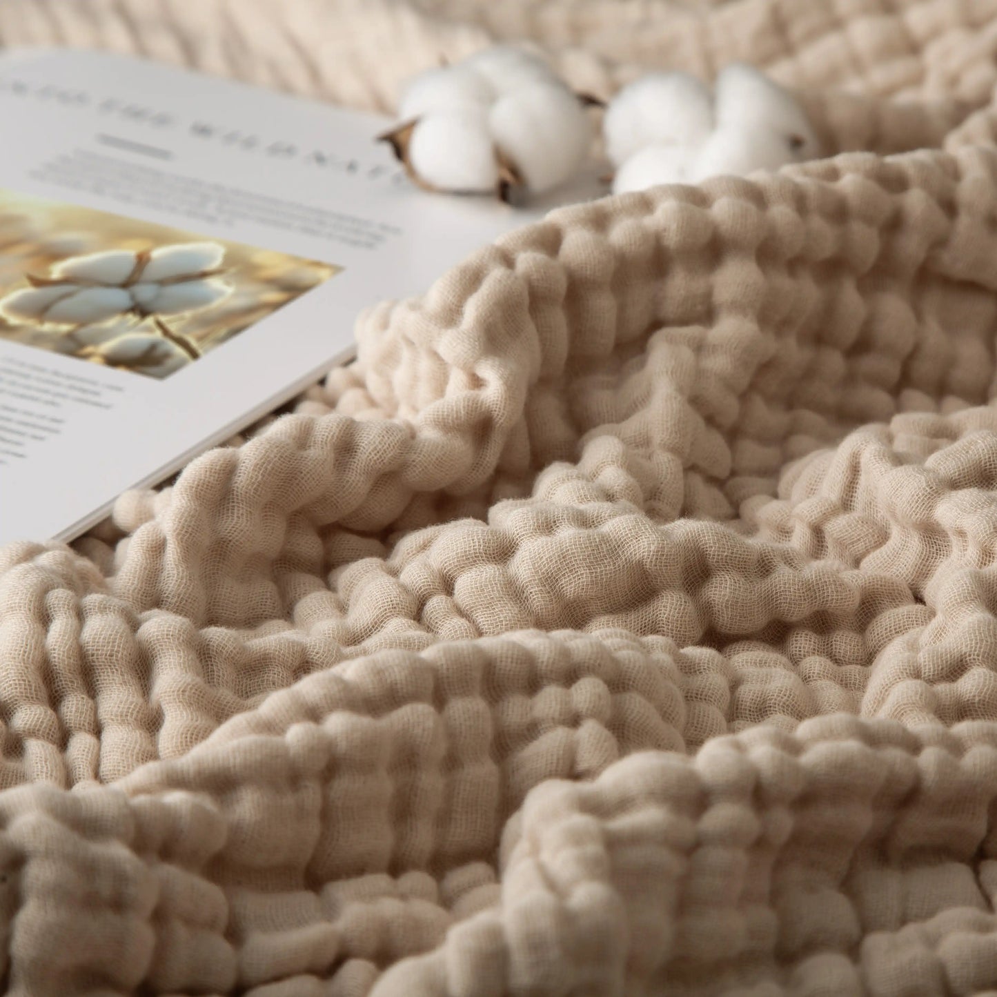 The Monogrammed Blanket - 100% Muslin Cotton (B1G1)