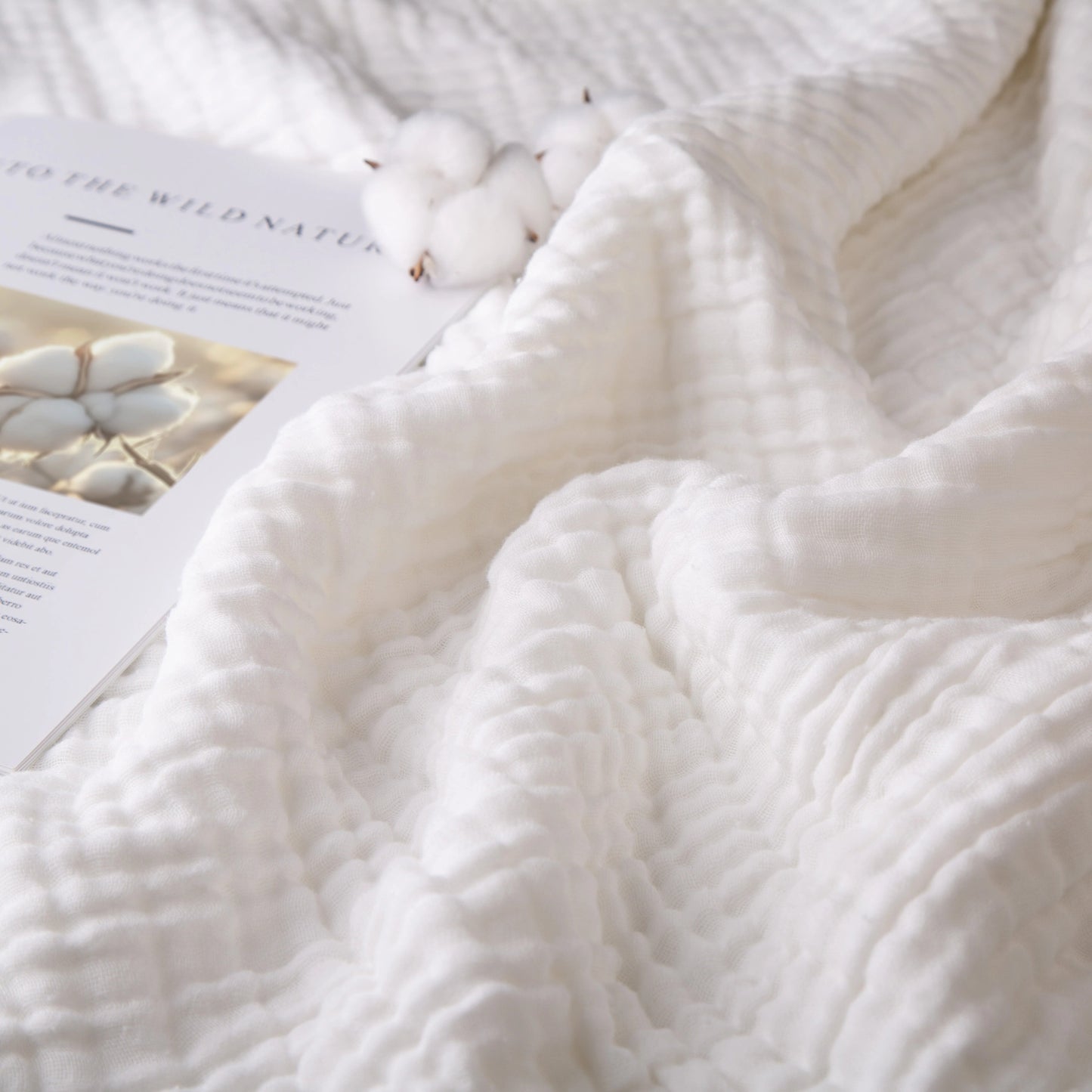 The Monogrammed Blanket - 100% Muslin Cotton (B1G1)