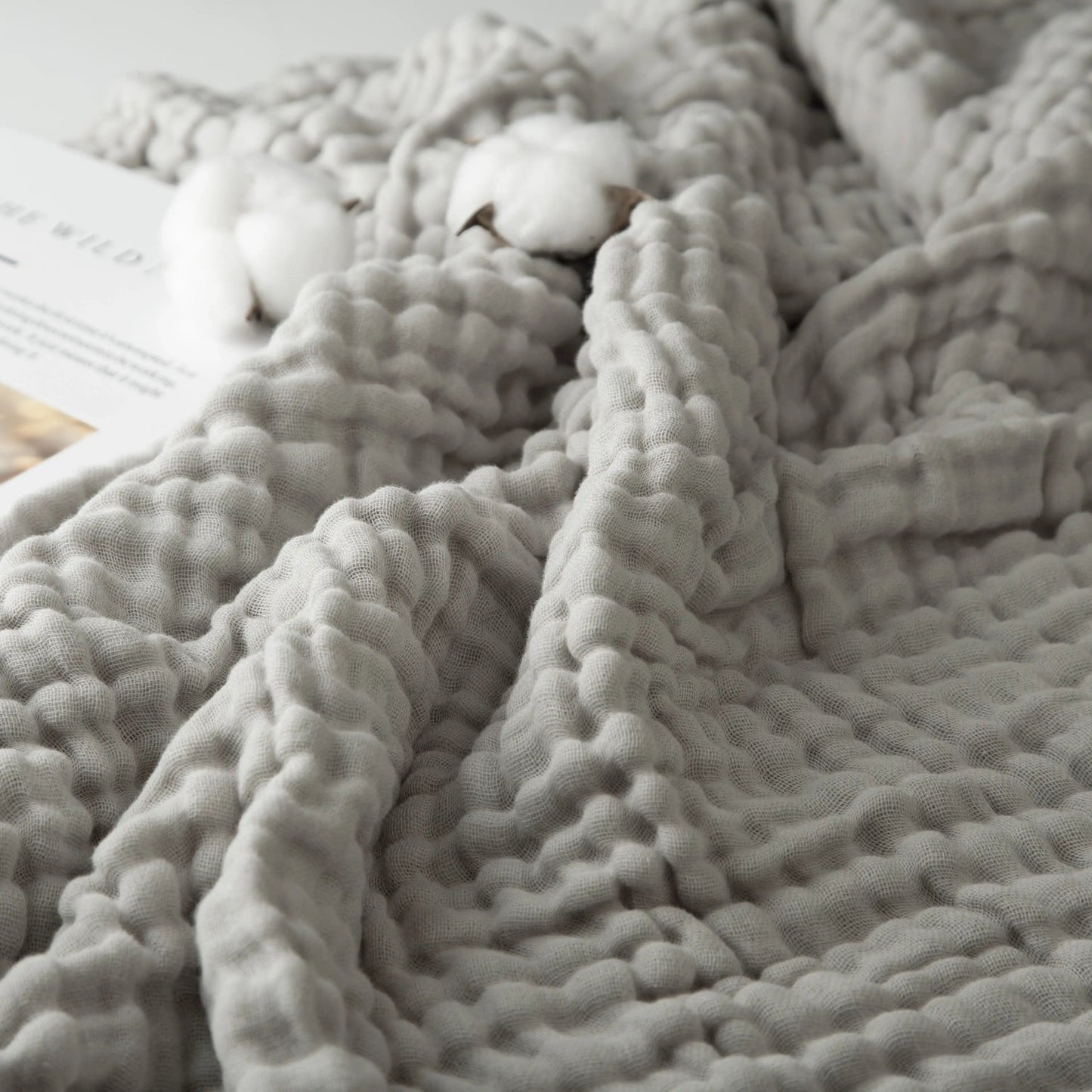 The Monogrammed Blanket - 100% Muslin Cotton (B1G1)