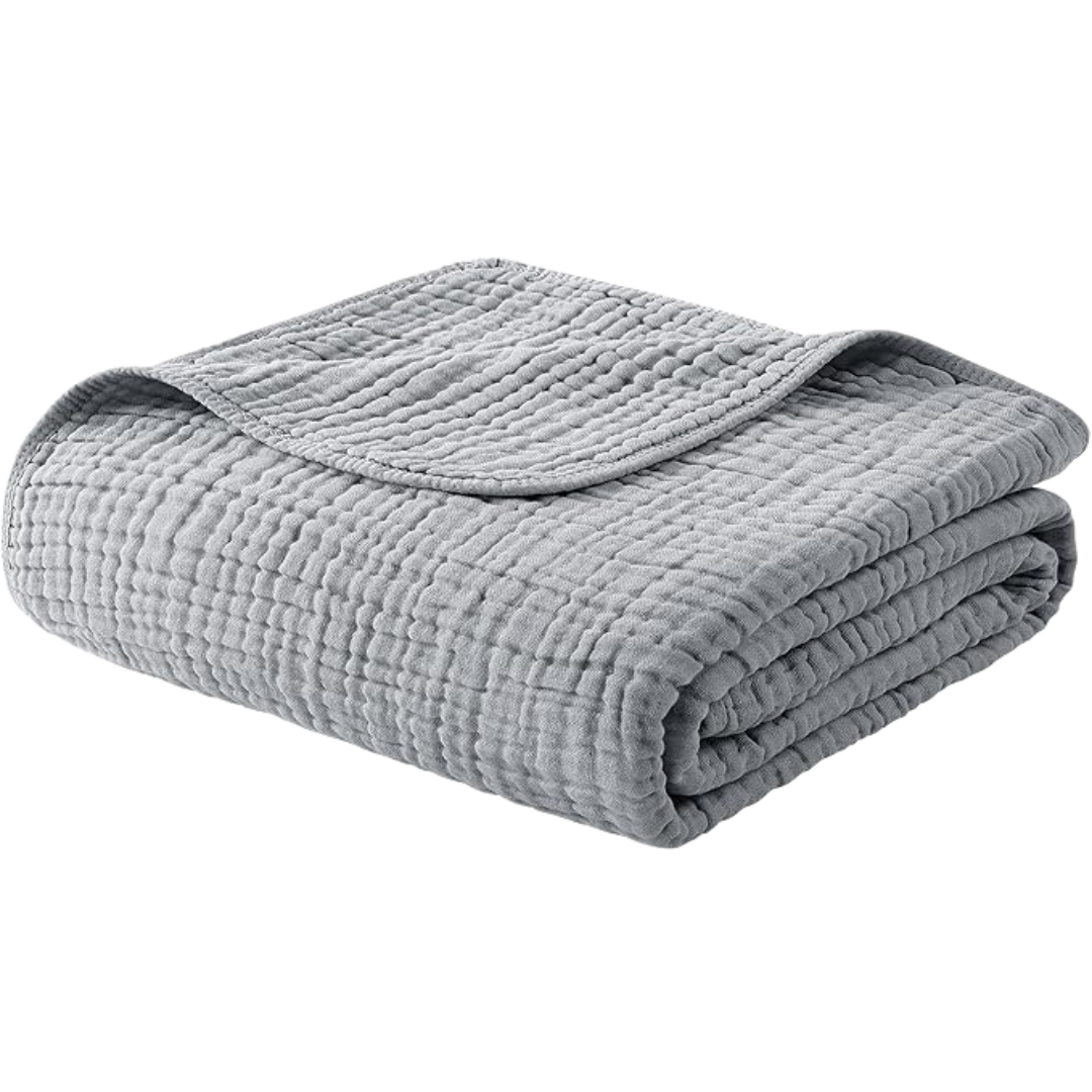 The Monogrammed Blanket - 100% Muslin Cotton (B1G1)